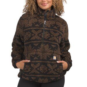 CARHARTT Black Multi Loose Fit Fleece Pullover Sweatshirt